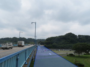 写真：旧橋の位置