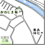 図表：かわじま坂周辺地図