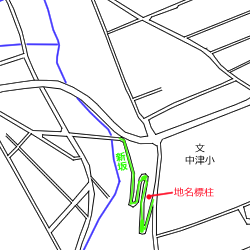 図表：新坂周辺地図