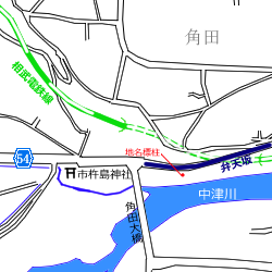 図表：弁天坂周辺地図