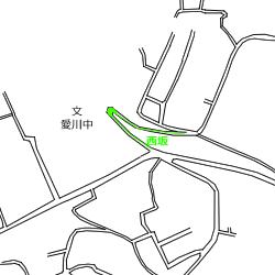 図表：西坂周辺地図
