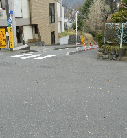 写真：温泉坂の景色