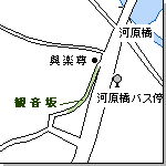 観音坂周辺MAP
