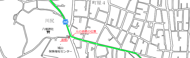 図表:道標所在地