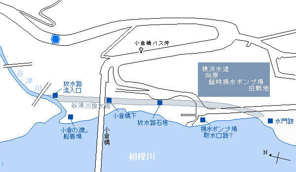 図表：谷津川放水路