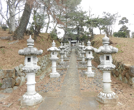 写真:長福寺参道