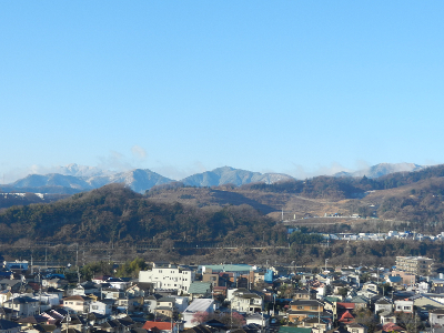 写真：田名しろ坂よりの遠景-2018年02月
