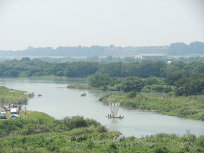 写真：相模原市南区磯部 相模川-2015年08月